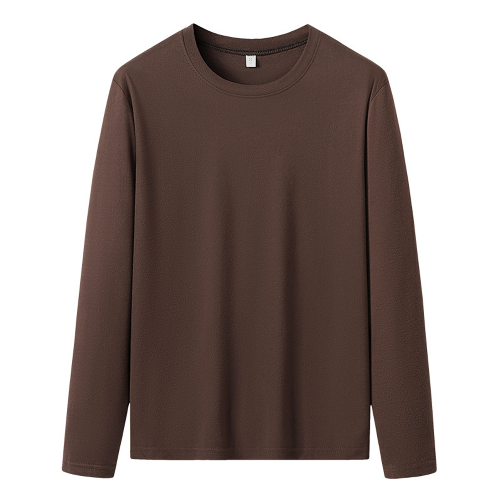 thumbnail image 2 of Sudadera de cuello redondo con forro polar para hombre: manga larga, corte ajustado, poliéster y spandex, tallas L-XXXXXL, 2 of 6